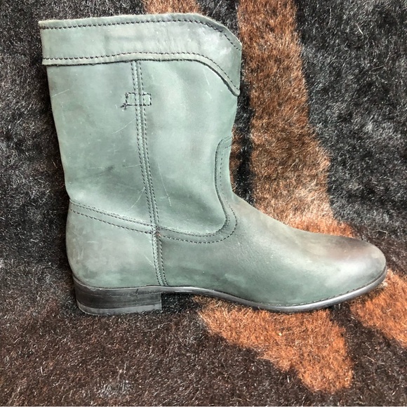 Frye Cara Roper Short Boots Nubuck Leather Sz 7B - Picture 4 of 11